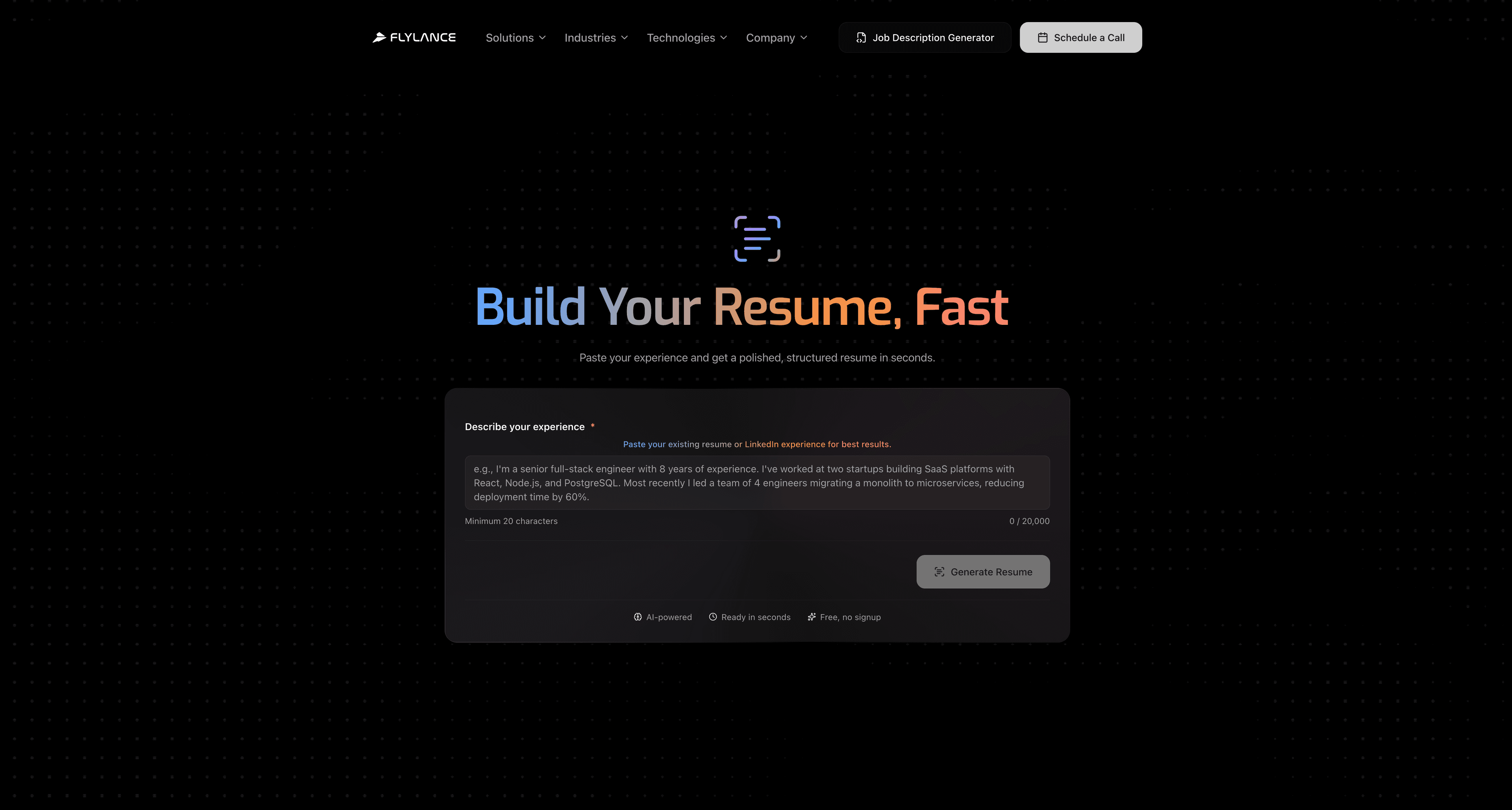 AI Resume Builder